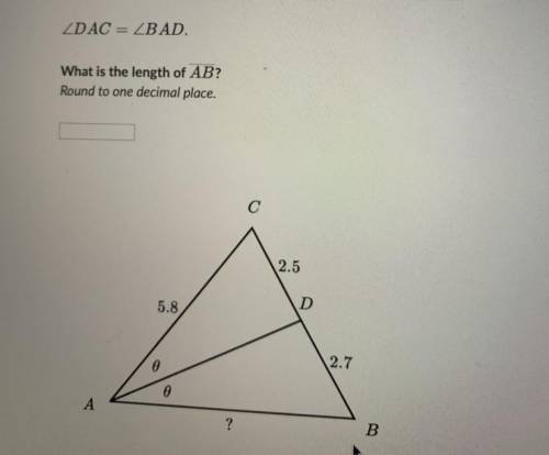 What is the length of AB?